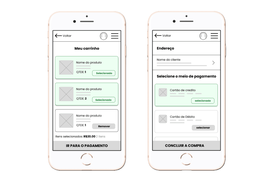Antes dos testes de usabilidade